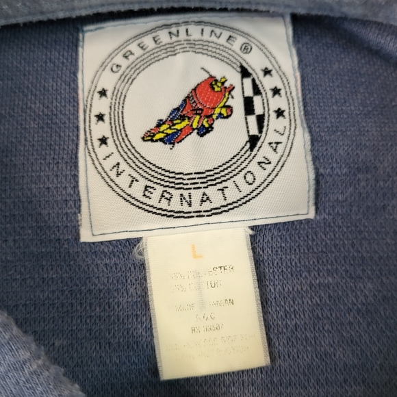 Greenline International Vintage Men's L Short Sleeve 3 Button Golf Polo Shirt - Picture 11 of 12